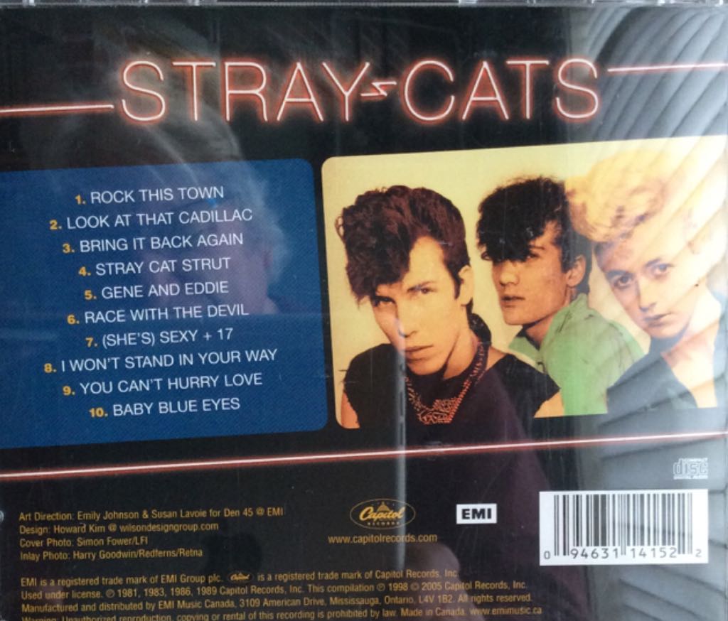 Best of the Stray Cats (MP3) - Stray Cats (MP3) music collectible [Barcode 094631141522] - Main Image 2