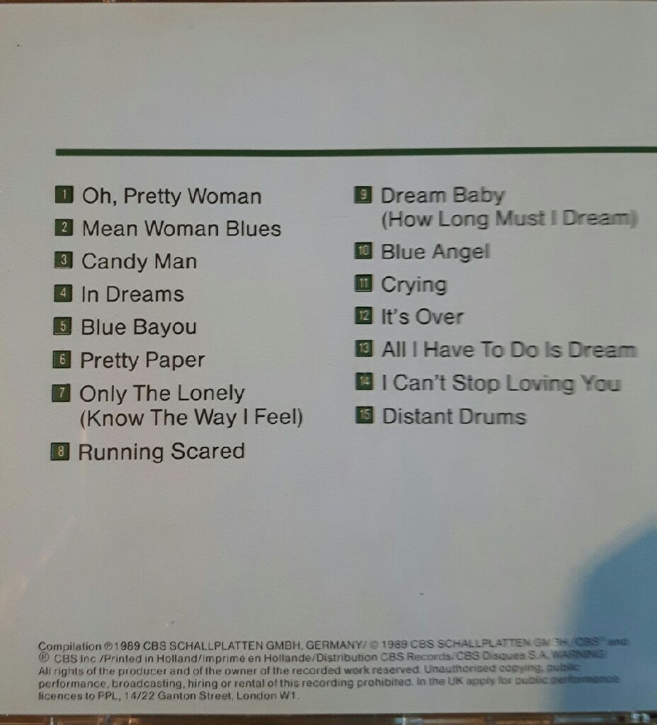 Pretty Woman - Roy Orbison (CD) music collectible - Main Image 2