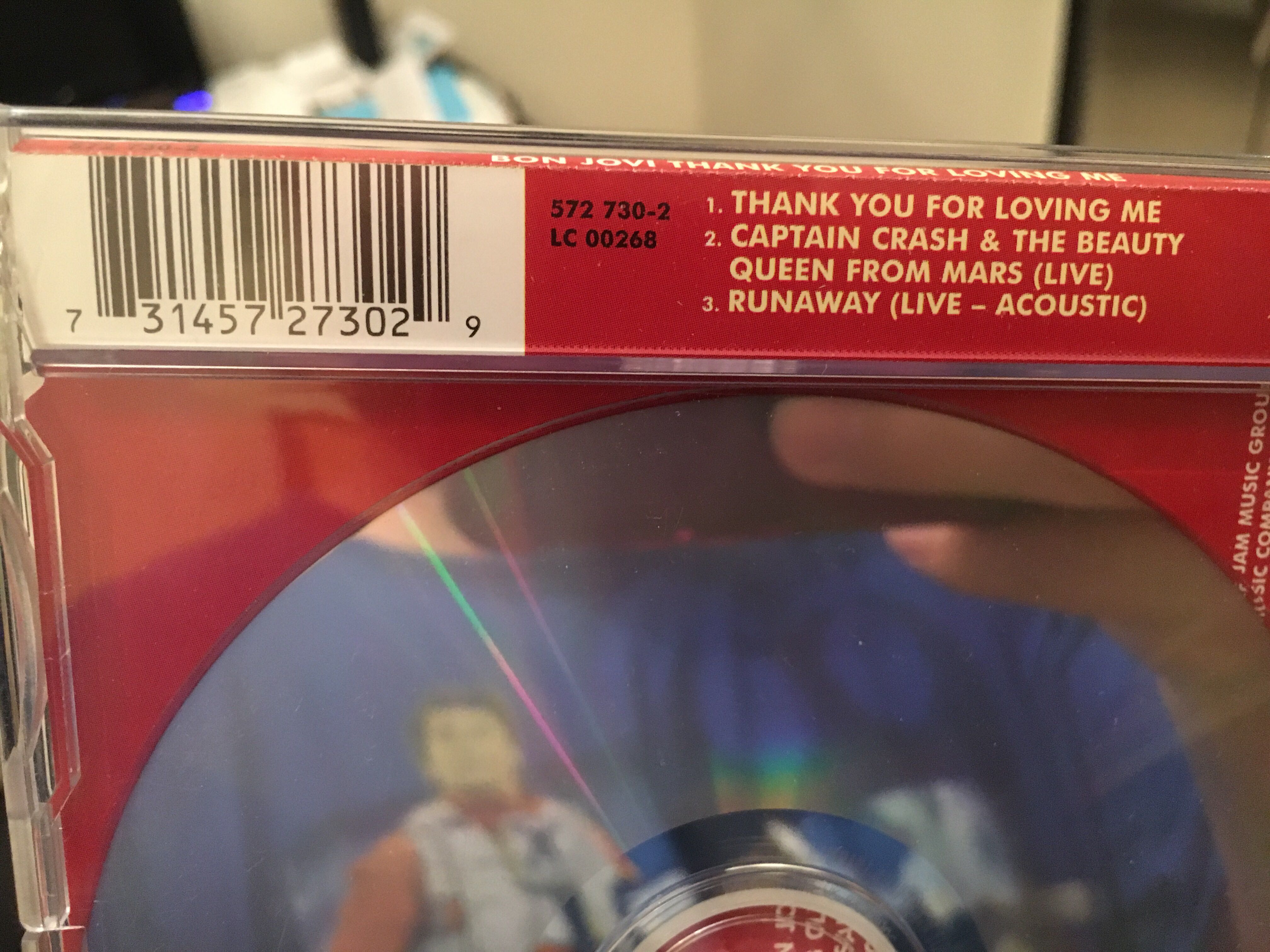 Thank You For Loving Me  - Bon Jovi (CD) music collectible [Barcode 731457273029] - Main Image 2