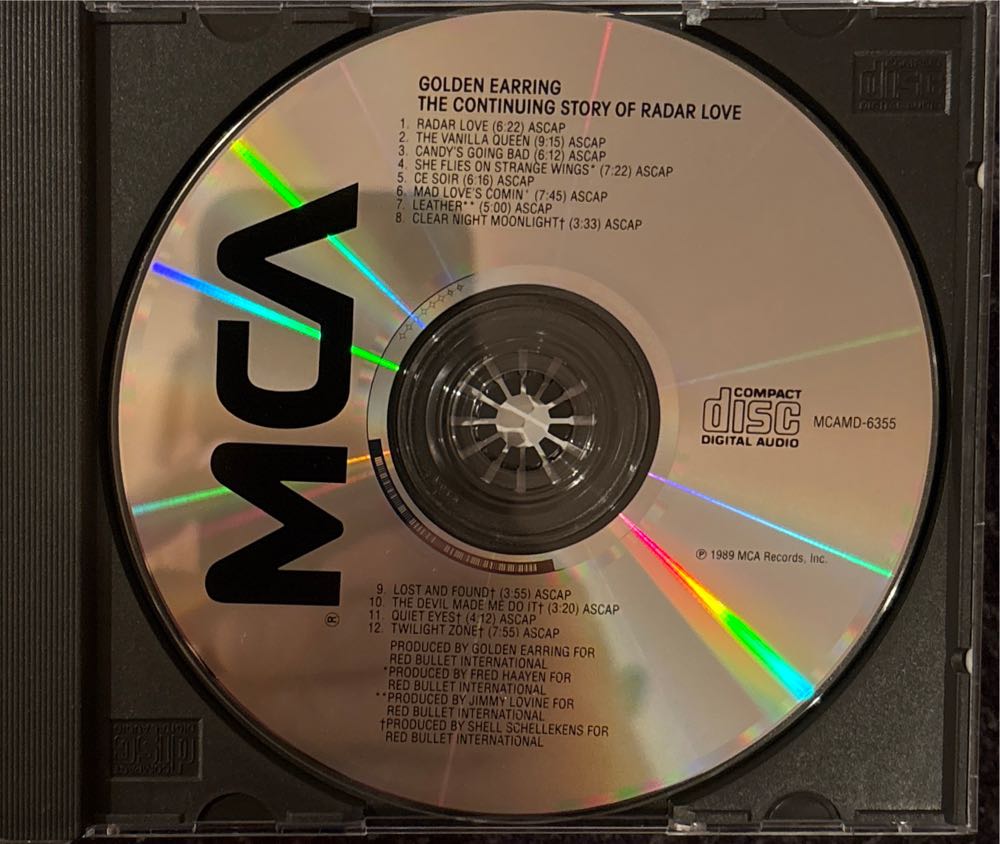 The Continuing Story Of Radar Love - Golden Earring (CD) music collectible [Barcode 777497529153] - Main Image 3