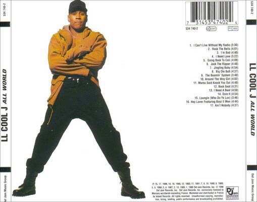 All World - L.L. Cool J (CD - 74) music collectible [Barcode 731453474024] - Main Image 2