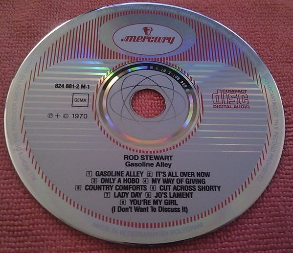 Gasoline Alley - Stewart, Rod (CD - 42) music collectible [Barcode 042282488121] - Main Image 4