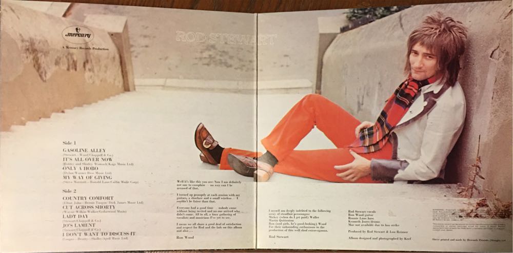 Gasoline Alley - Stewart, Rod (12”) music collectible - Main Image 3