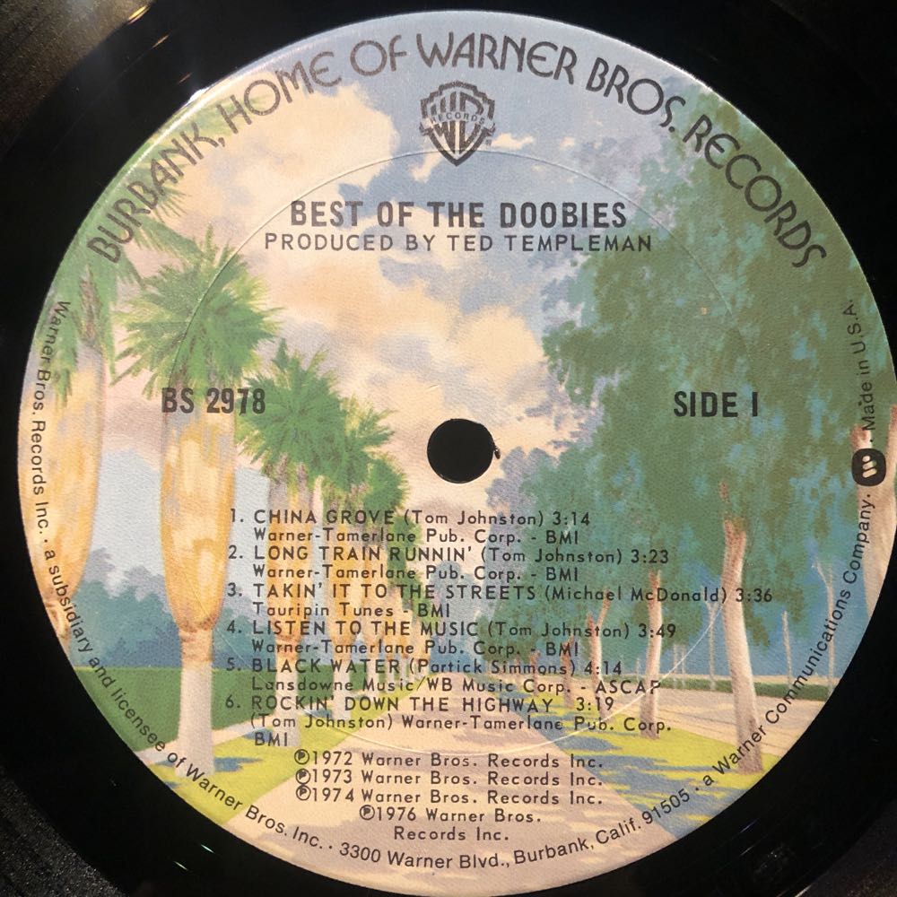 Best of the Doobies - Doobie Brothers, The (12”) music collectible - Main Image 3