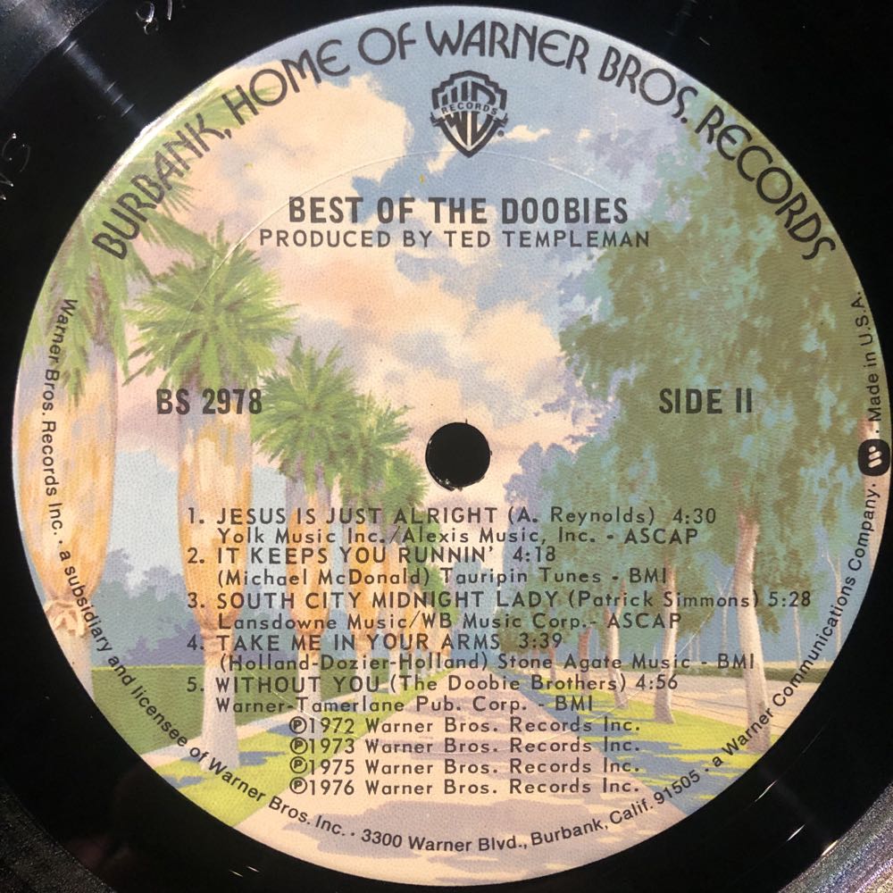 Best of the Doobies - Doobie Brothers, The (12”) music collectible - Main Image 4