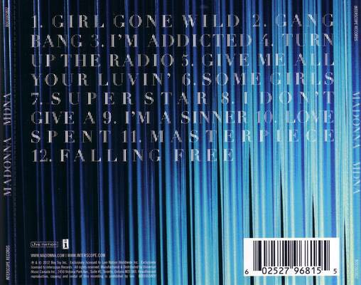 MDNA - Madonna (CD) music collectible [Barcode 4605026710603] - Main Image 2
