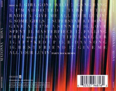 MDNA (Deluxe Edition) - Madonna (CD - 70) music collectible [Barcode 602527997360] - Main Image 2