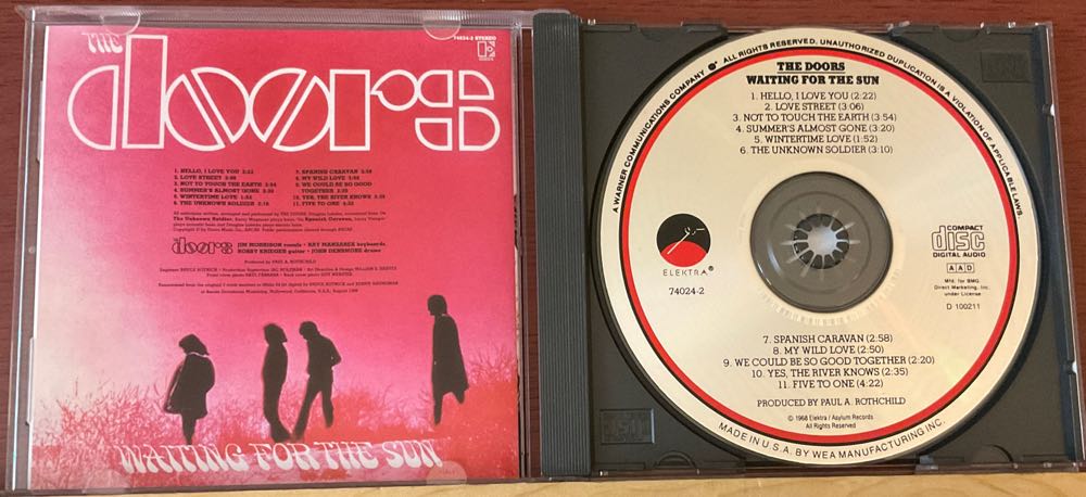 Waiting For The Sun - Doors (CD - 33) music collectible [Barcode 075596066129] - Main Image 3