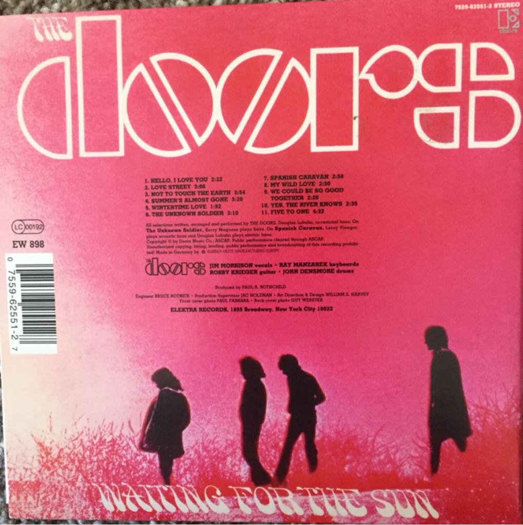 Waiting For The Sun - The Doors (CD) music collectible [Barcode 075596255127] - Main Image 2