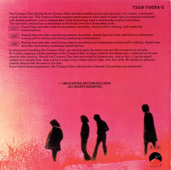 Waiting For The Sun - Doors, The (CD - 33) music collectible [Barcode 075597402421] - Main Image 3