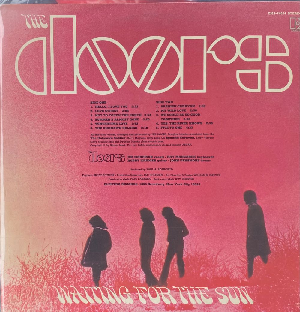 Doors, The - Waiting For The Sun - The Doors (12”) music collectible [Barcode 753088402470] - Main Image 2