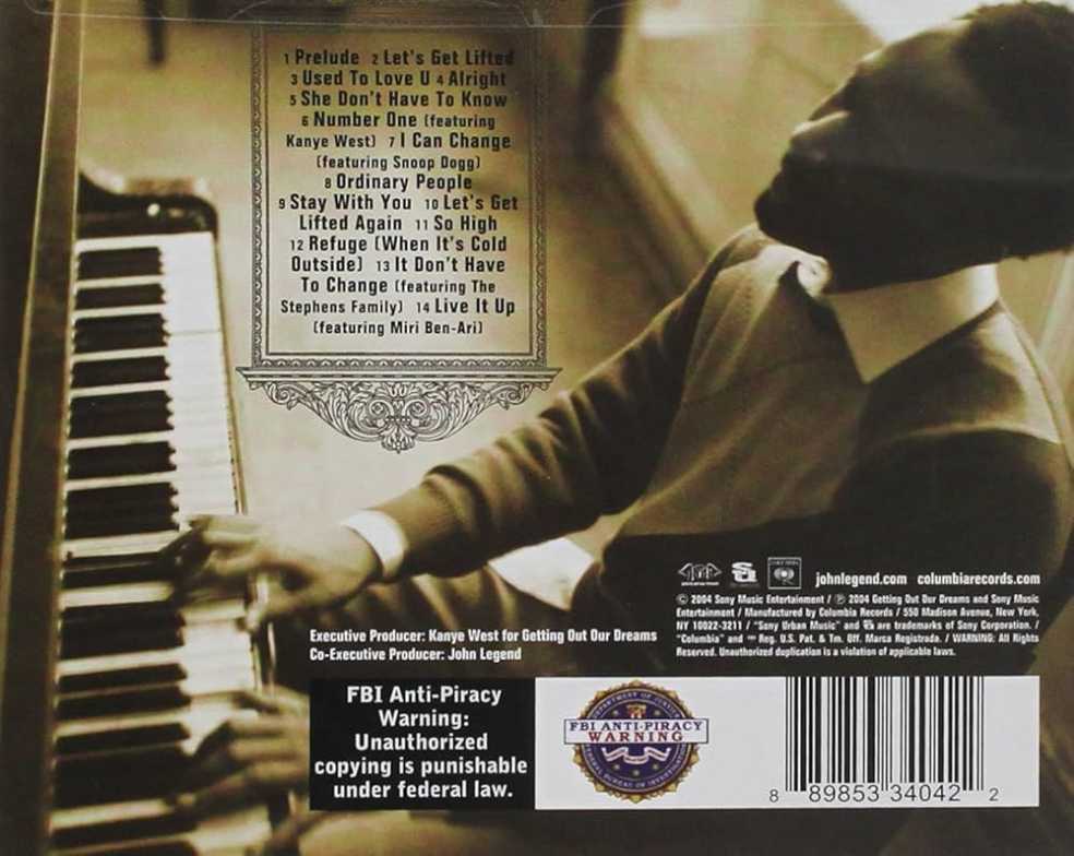 2004 - Get Lifted - John Legend (CD) music collectible [Barcode 4547366022834] - Main Image 2