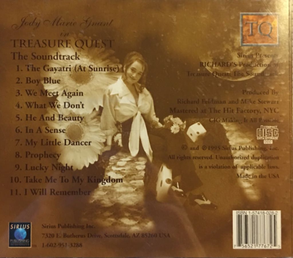 Treasure Quest: The Soundtrack - Soundtrack (CD) music collectible [Barcode 756521776725] - Main Image 2