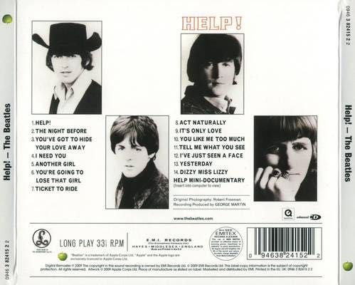 Help! - Beatles, The (12” - 33) music collectible - Main Image 2