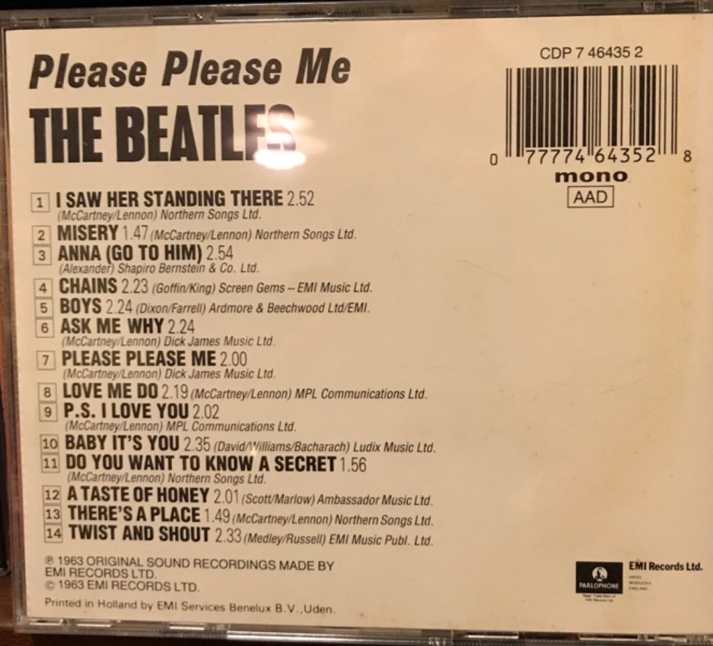 Please Please Me - Beatles, The (CD) music collectible - Main Image 2