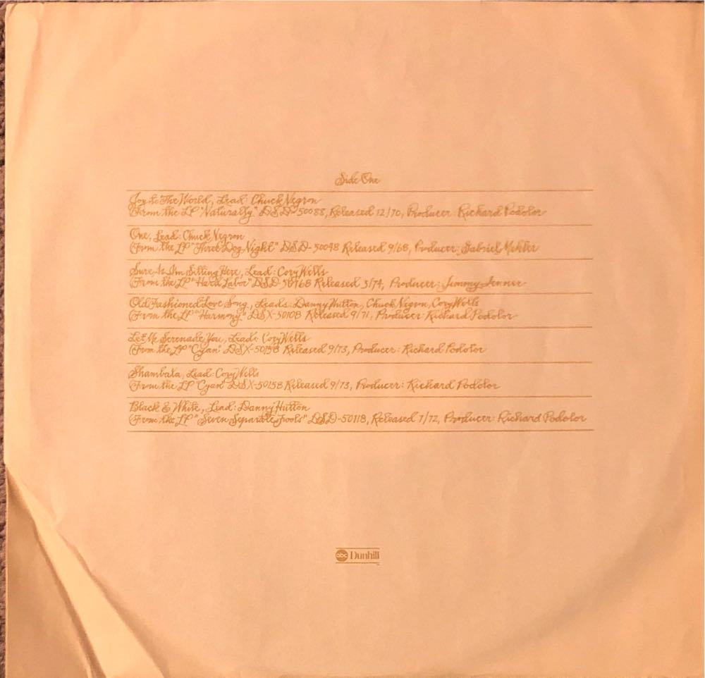 Joy To The World: Their Greatest Hits - Three Dog Night (12”) music collectible - Main Image 4