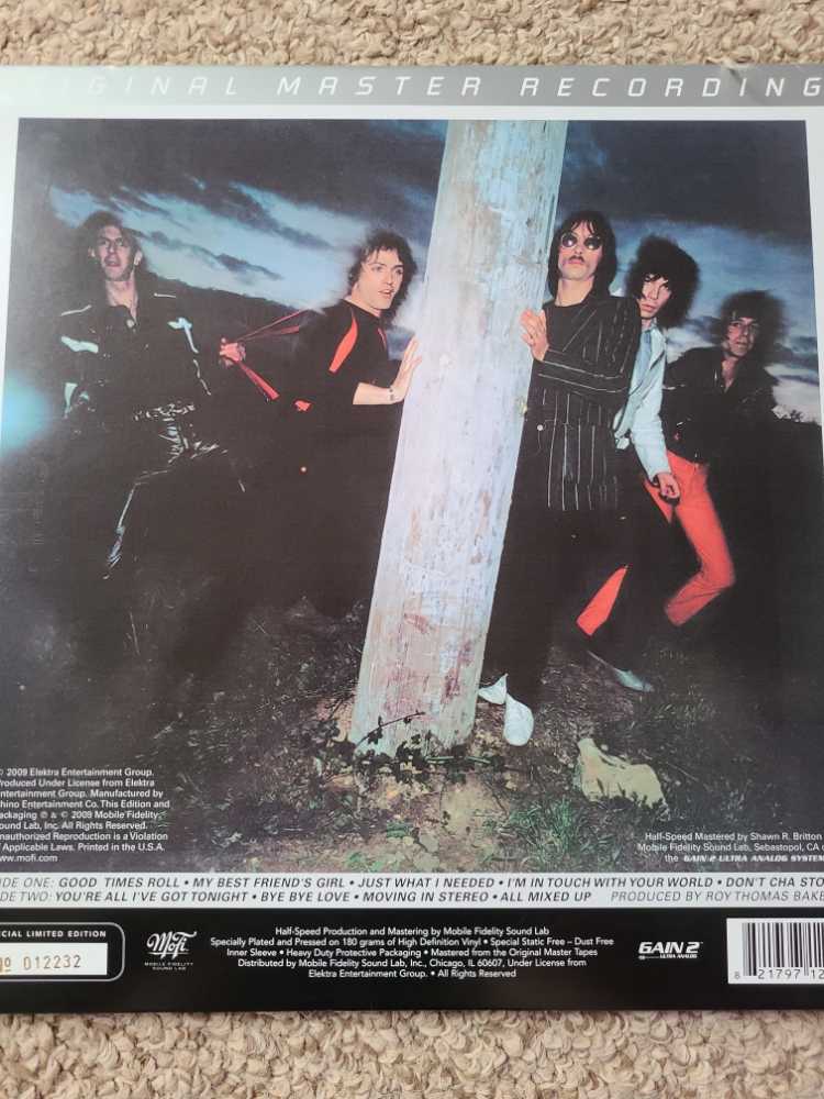 The Cars - Cars, The (12” - 35) music collectible [Barcode 821797127417] - Main Image 2