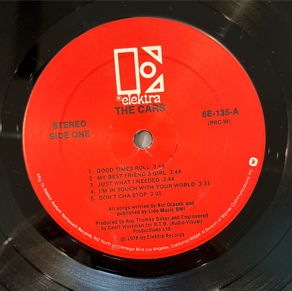 The Cars - The Cars (12” - 36) music collectible - Main Image 3