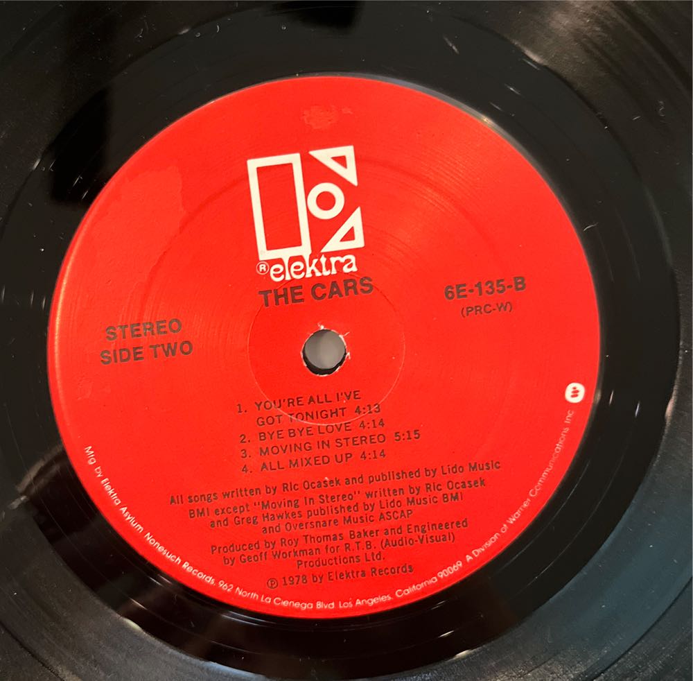 The Cars - The Cars (12” - 36) music collectible - Main Image 4