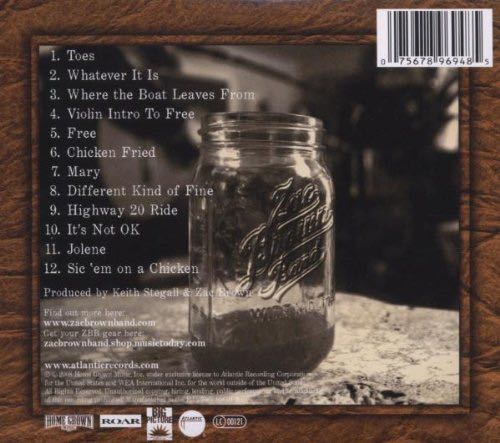Brown, Zac: The Foundation - Zac Brown Band (CD - 43) music collectible - Main Image 2
