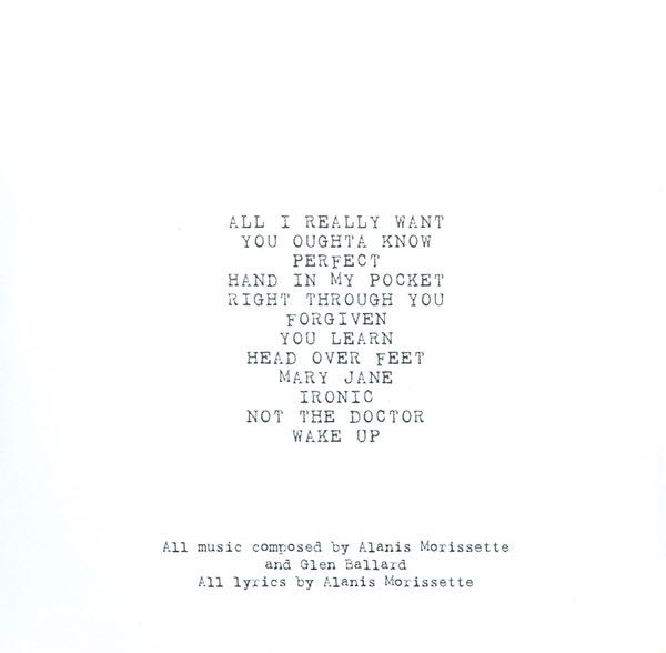 Jagged Little Pill - Morissette, Alanis (CD - 58) music collectible [Barcode 093624590125] - Main Image 3