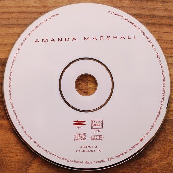 Amanda Marshall - Amanda Marshall (ALAC - 49) music collectible [Barcode 5099748379122] - Main Image 4