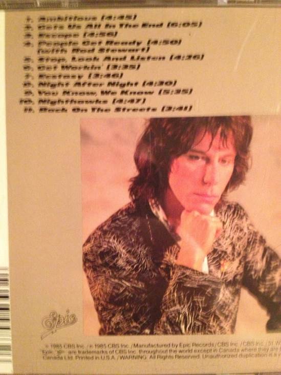 Flash - Jeff Beck (CD - 50) music collectible [Barcode 074643948326] - Main Image 2