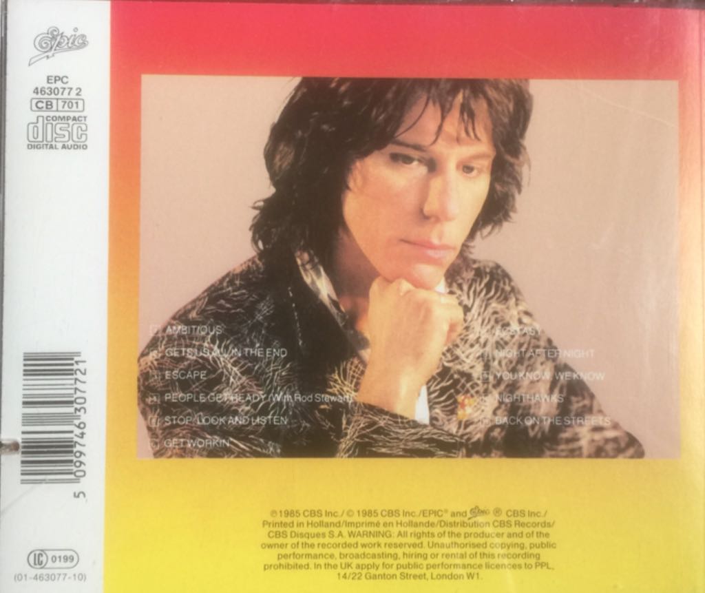 Flash - Beck, Jeff (CD - 50) music collectible [Barcode 5099746307721] - Main Image 2