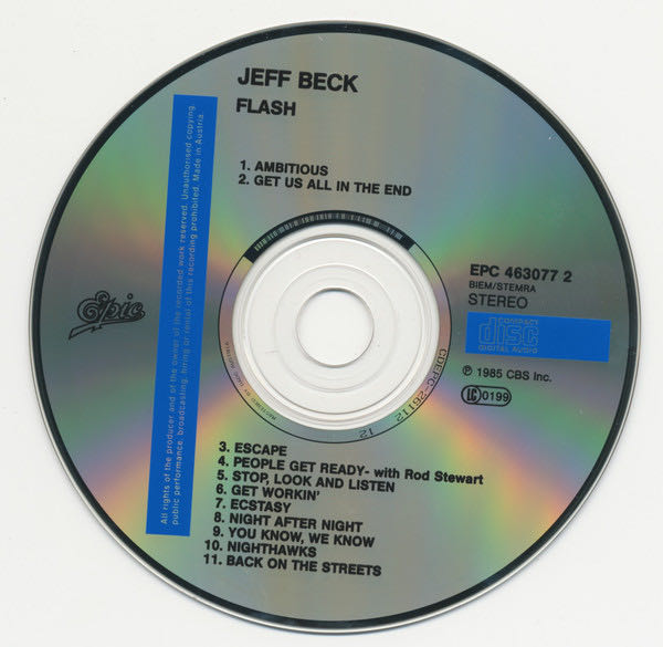 Flash - Beck, Jeff (CD - 50) music collectible [Barcode 5099746307721] - Main Image 4