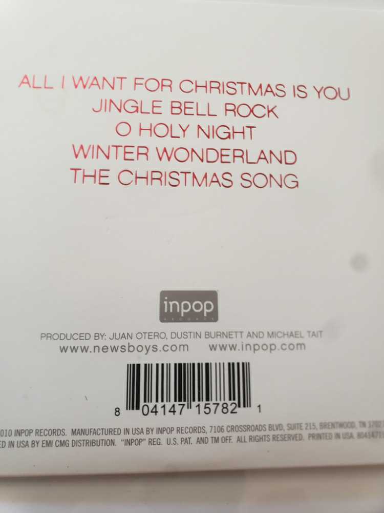 Christmas! A Newsboys Holiday - Newsboys (CD) music collectible [Barcode 804147157821] - Main Image 2