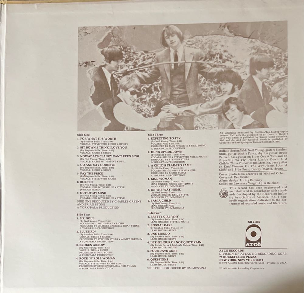 Buffalo Springfield - Buffalo Springfield (12”) music collectible - Main Image 4