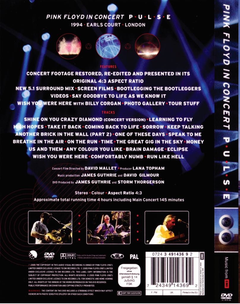 Pulse - Pink Floyd music collectible - Main Image 2