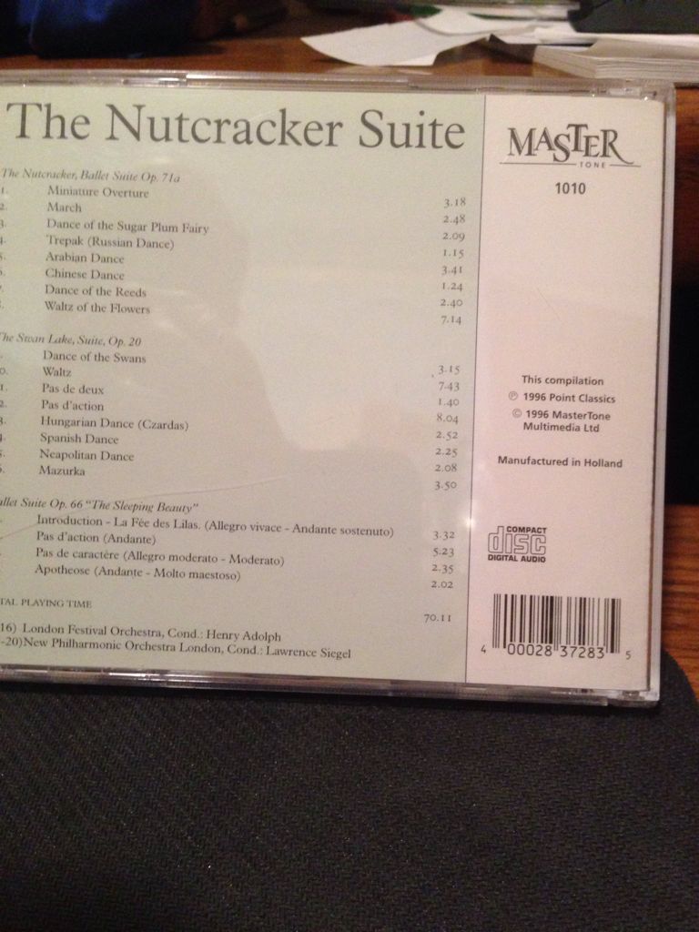 The Nutcracker Suite - Various Artists (CD) music collectible [Barcode 400028372835] - Main Image 2