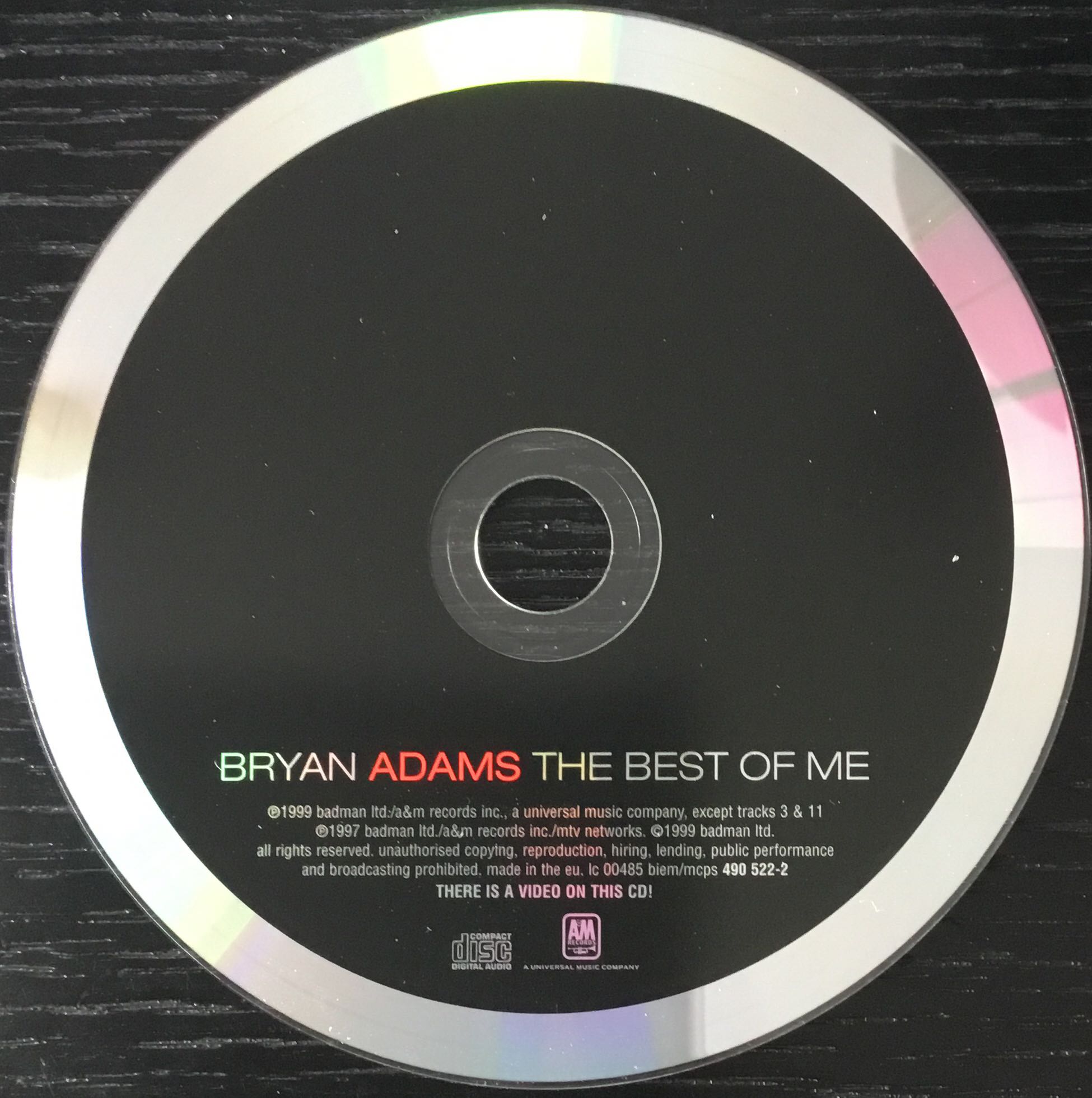 best of me, The - Bryan Adams (CD - 73) music collectible [Barcode 606949052225] - Main Image 4