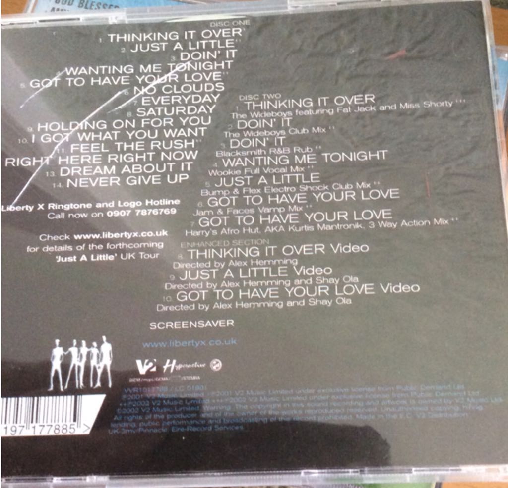 Thinking It Over - Liberty X (CD) music collectible [Barcode 5033197177885] - Main Image 2
