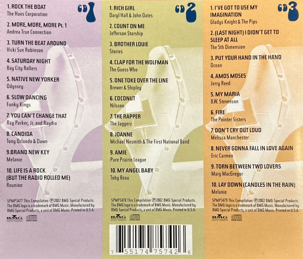 70s Greatest Hits - Various Artists (CD) music collectible [Barcode 755174757426] - Main Image 2