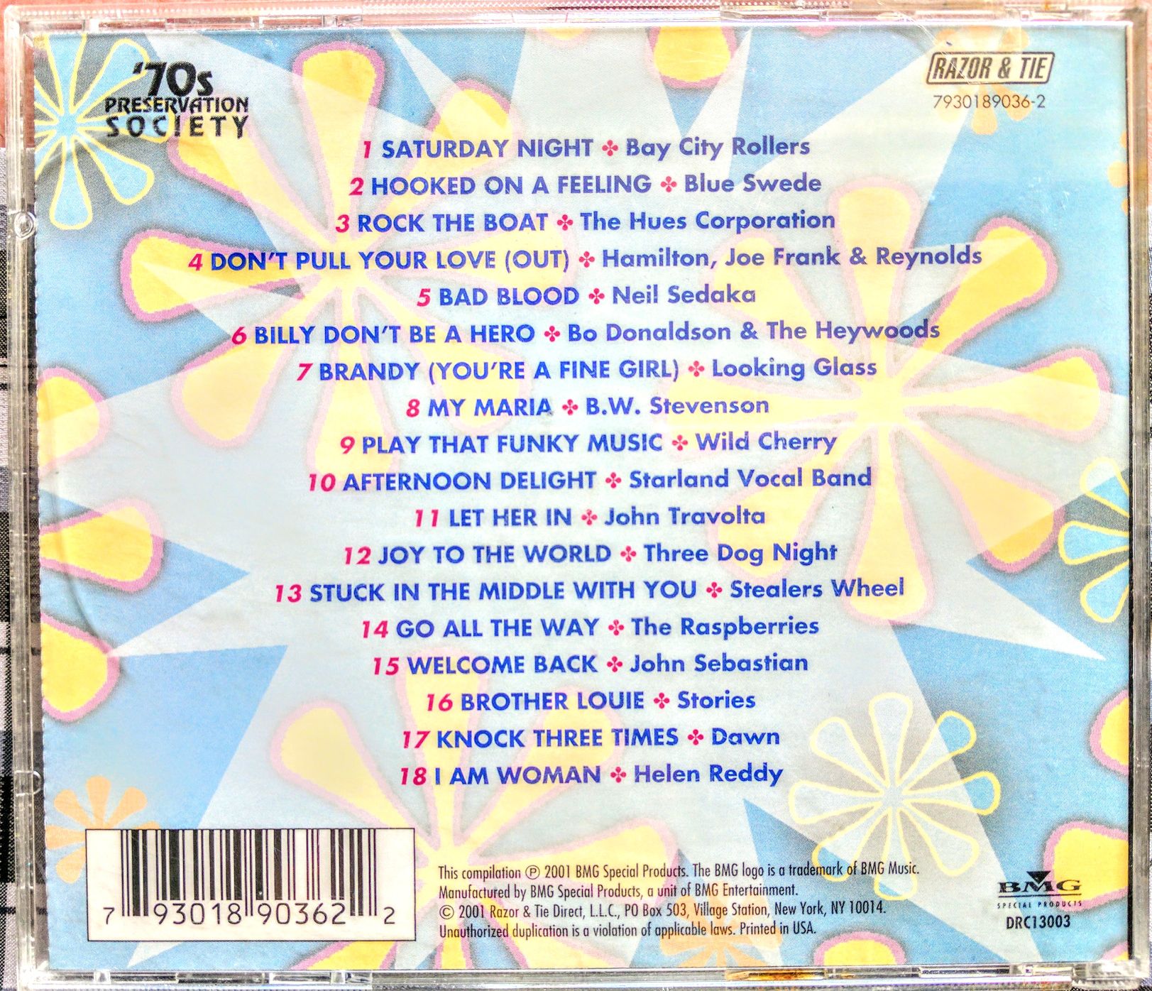 Suddenly ‘70s -  Various Artists (CD) music collectible [Barcode 793018903622] - Main Image 2