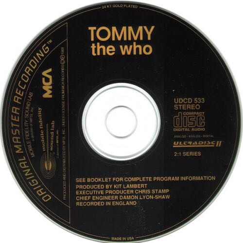 Tommy - Who, The (CD - 75) music collectible [Barcode 3259180007720] - Main Image 4
