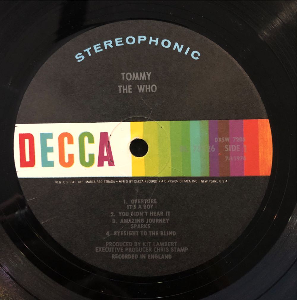 Tommy - Who, The (12” - 74) music collectible - Main Image 3