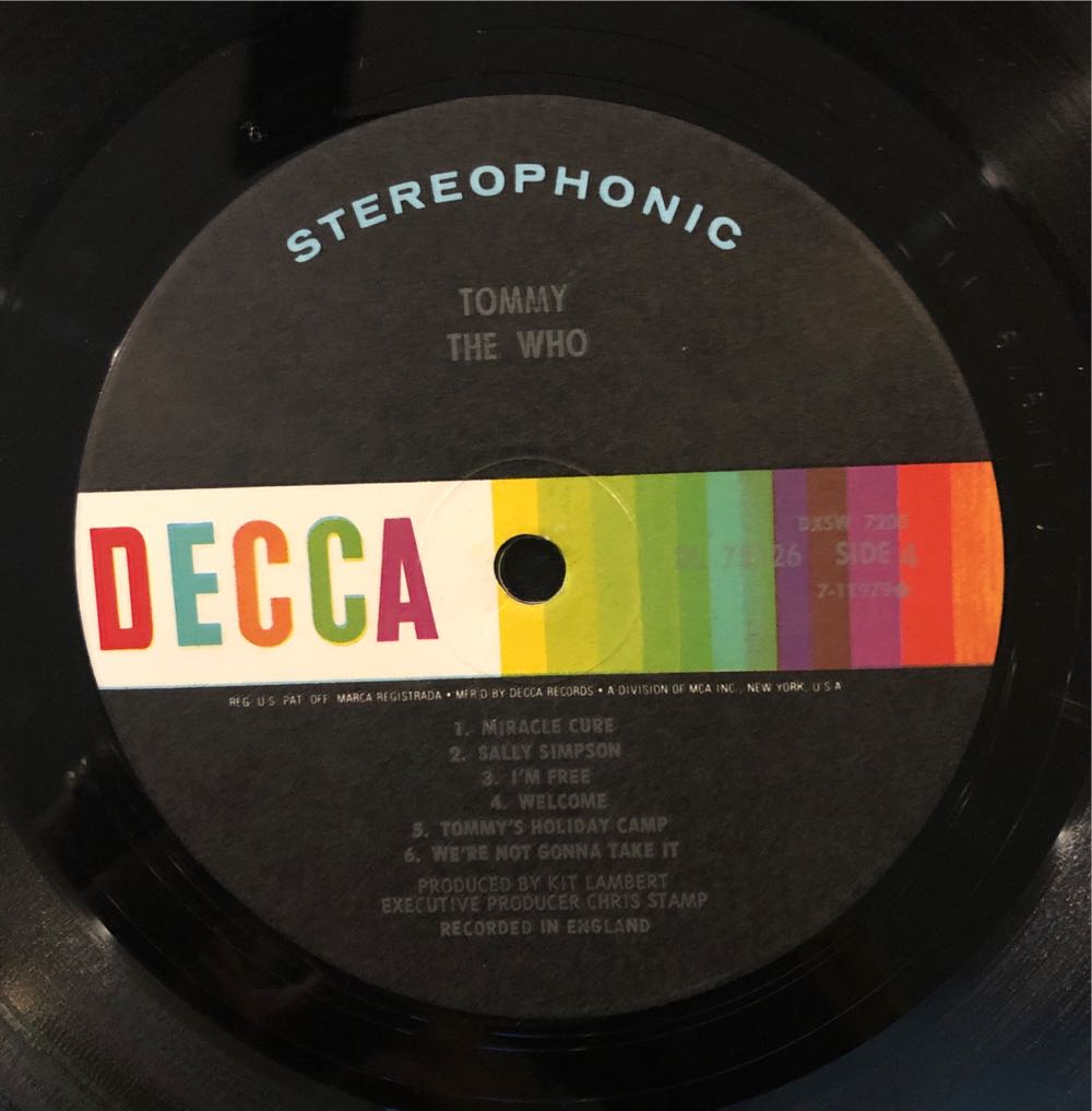 Tommy - Who, The (12” - 74) music collectible - Main Image 4