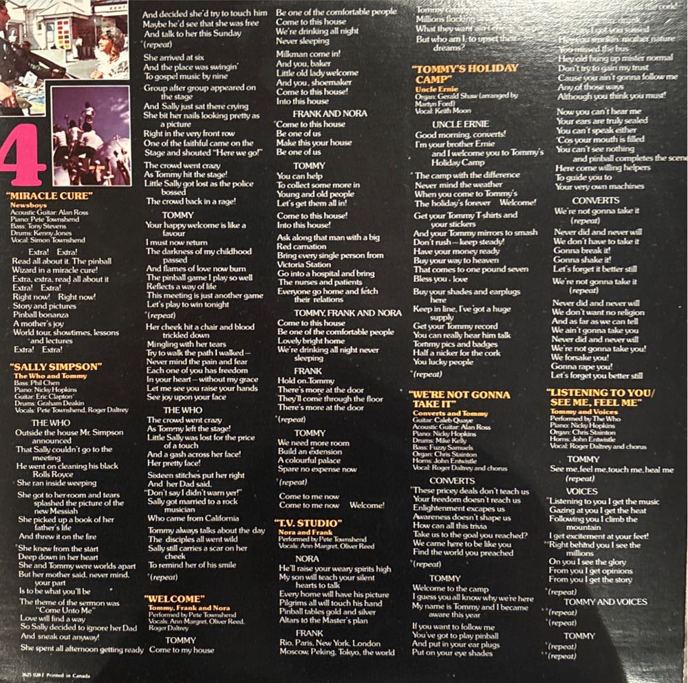 Tommy - Soundtrack (12”) music collectible - Main Image 4