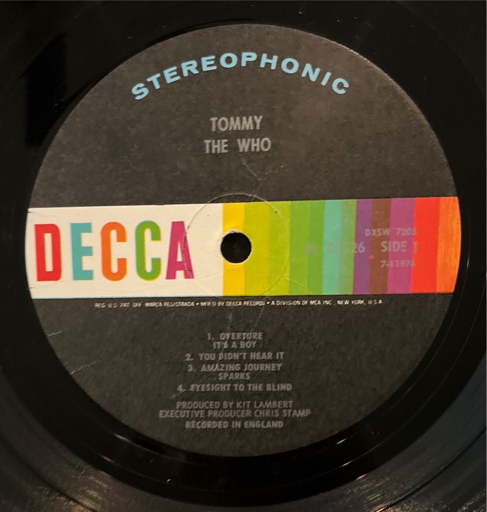 Tommy - Who, The (12”) music collectible - Main Image 3