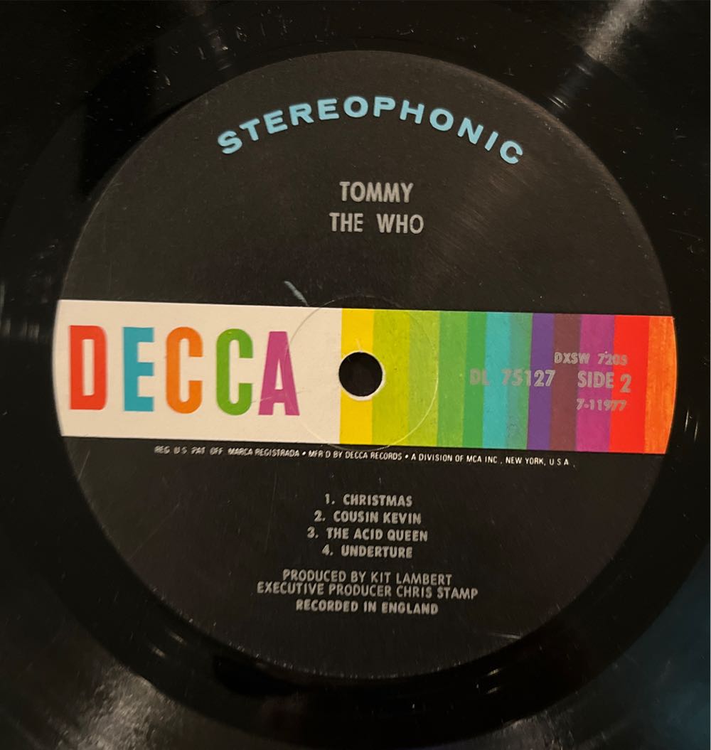 Tommy - Who, The (12”) music collectible - Main Image 4