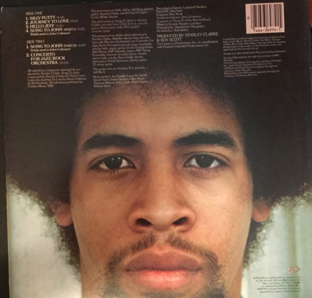 Journey To Love - Stanley Clarke (12”) music collectible - Main Image 2