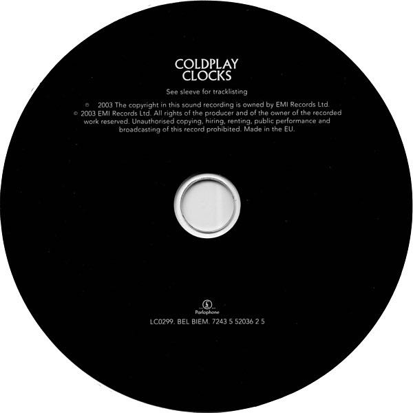 Clocks - Coldplay - Coldplay (CD - 9) music collectible [Barcode 724355203625] - Main Image 4