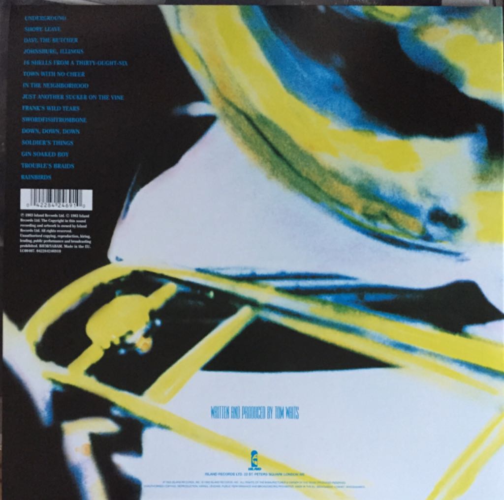 Swordfishtrombones - Waits, Tom (12” - 41) music collectible [Barcode 042284246910] - Main Image 2