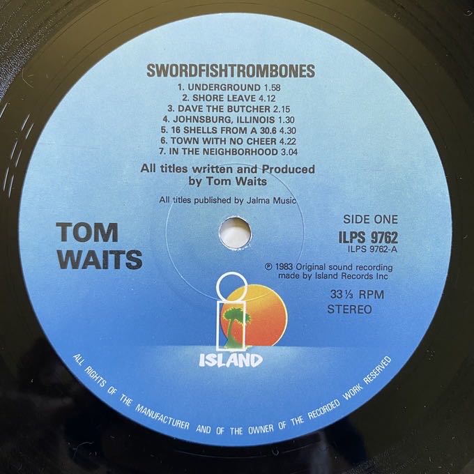 Swordfishtrombones - Waits, Tom (CD) music collectible [Barcode 4007192557745] - Main Image 3