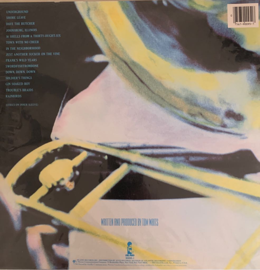 Swordfishtrombones - Waits, Tom (12”) music collectible - Main Image 2