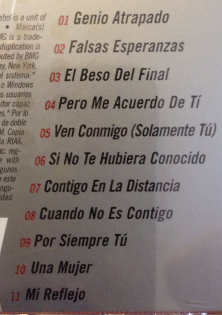 Mi Reflejo - Christina Aguilera (CD) music collectible [Barcode 078636932323] - Main Image 2