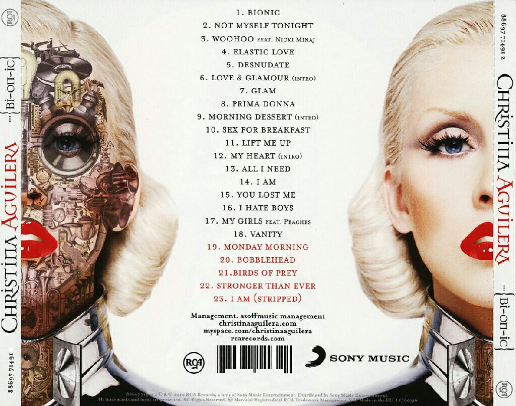Bionic - Christina Aguilera (CD) music collectible [Barcode 886977267925] - Main Image 2